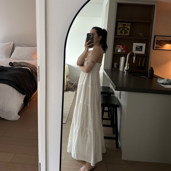Zara Dresses & Skirts - Zara Cream Textured Dress